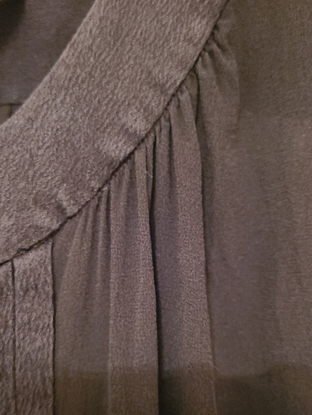 ITALY,VICTOR ROLF,SILK Pleated Button-Front Shirt - Picture 4 of 10